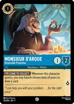 Monsieur D' Arque